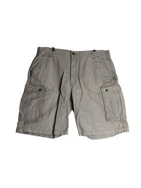 Carhartt Relaxed Fit Khaki Cargo Pocket Work Shorts Mens 40